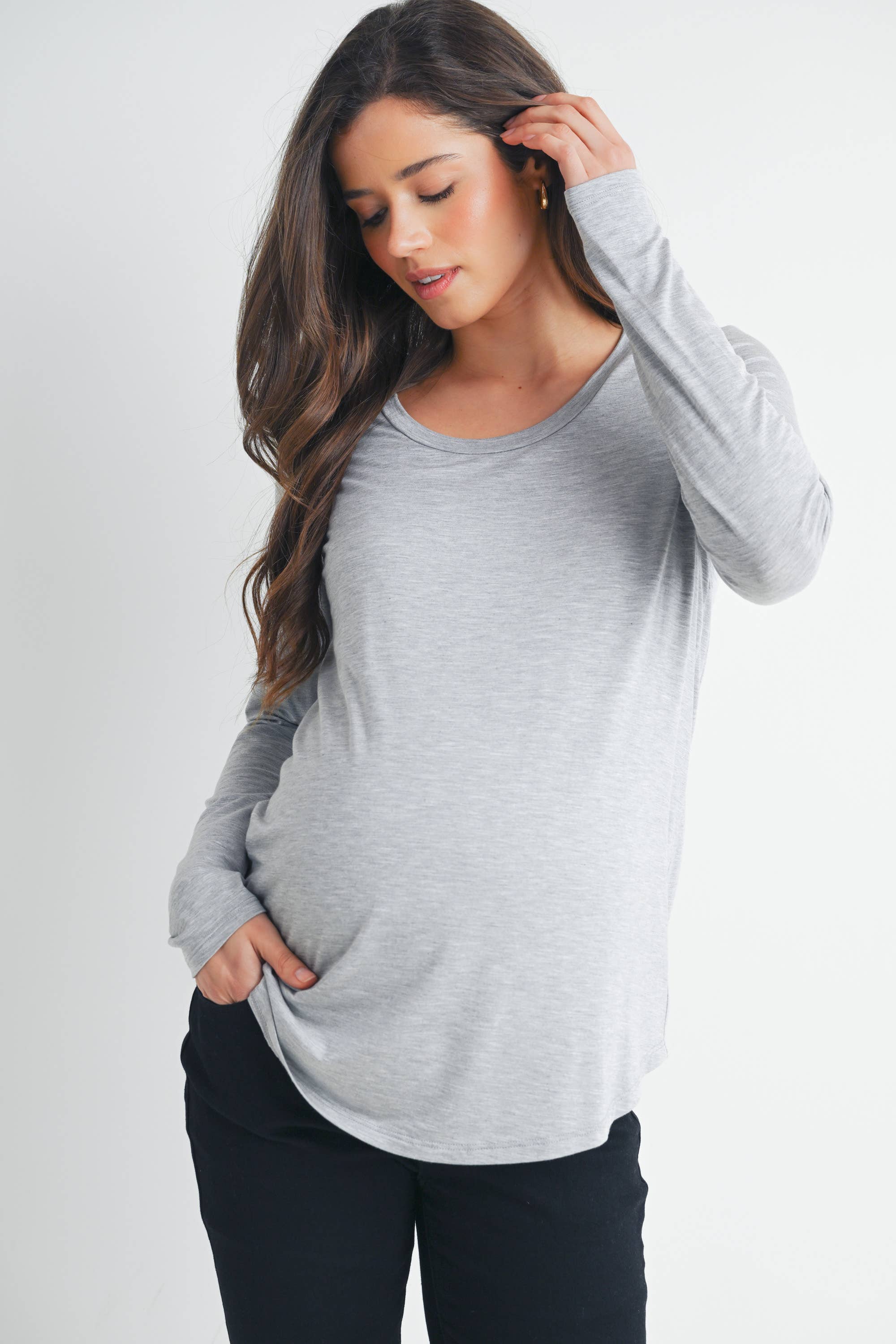 Leona Maternity & Nursing Top