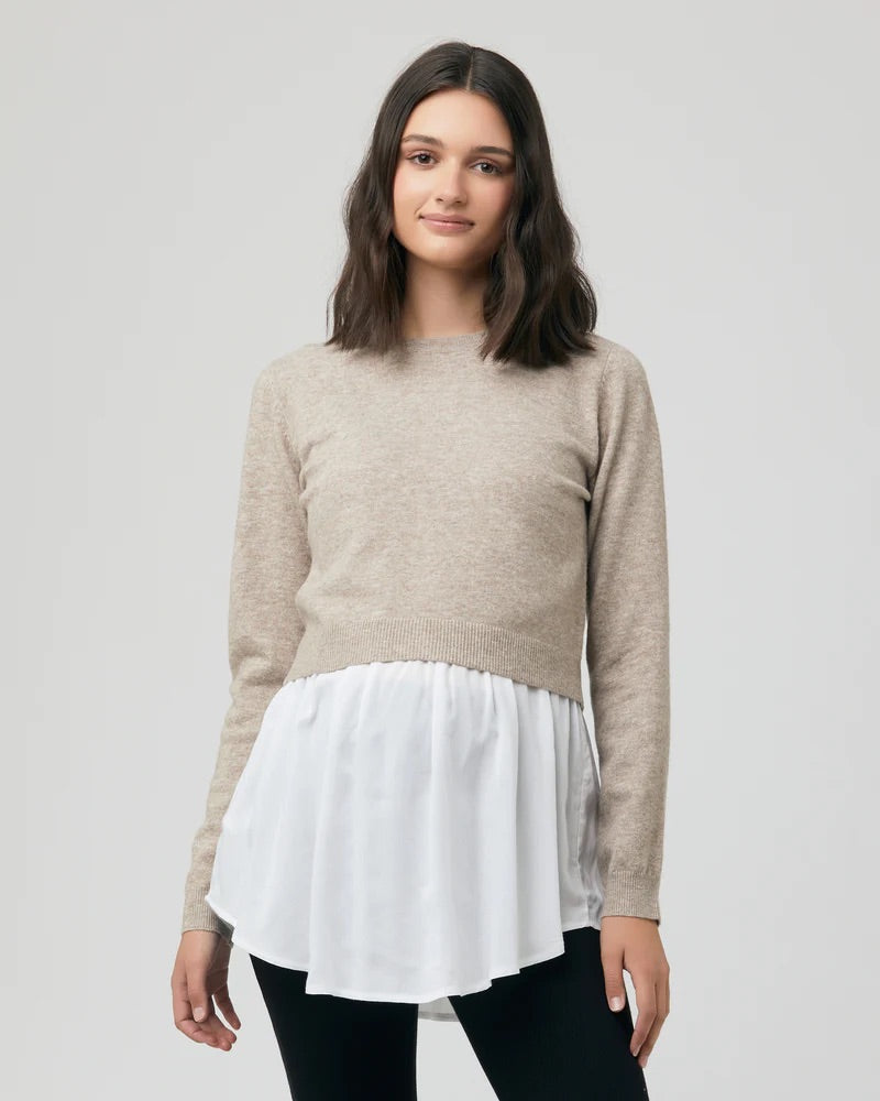 Sandy Detachable Knit Nursing Sweater