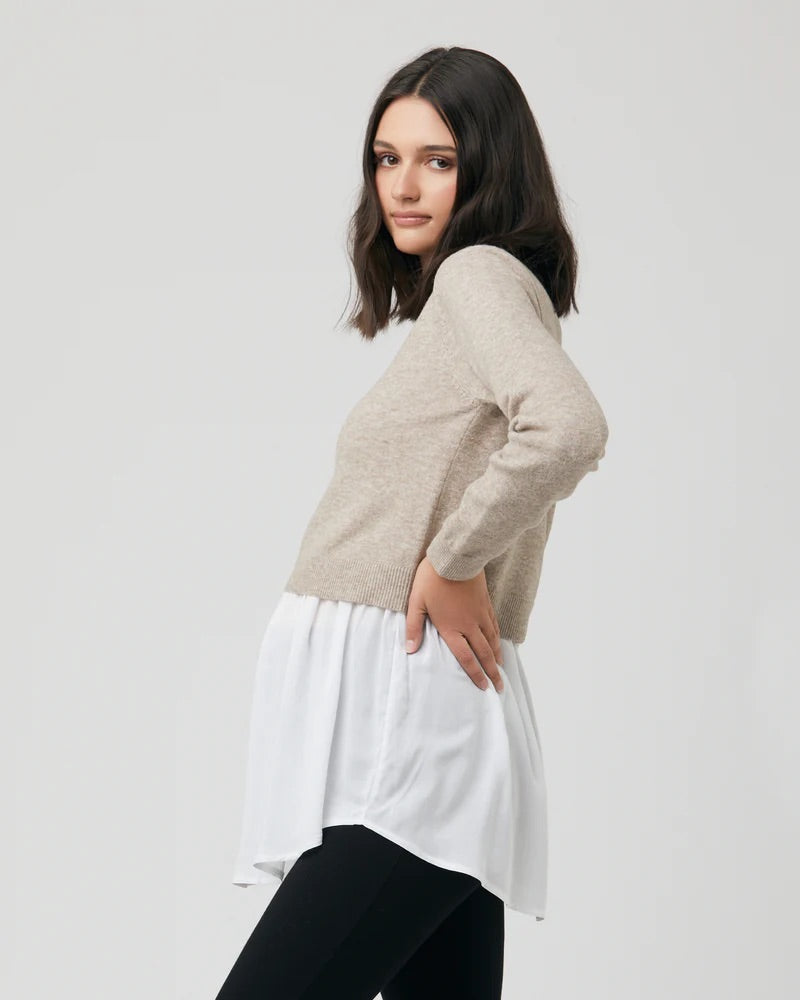 Sandy Detachable Knit Nursing Sweater