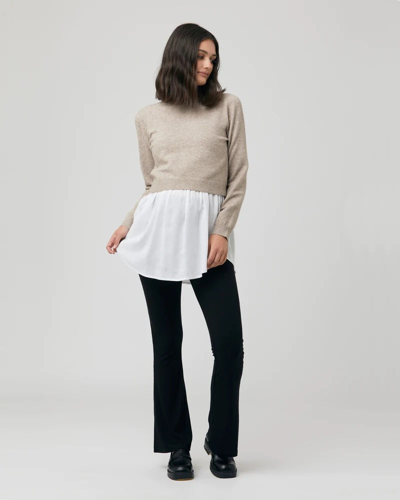 Sandy Detachable Knit Nursing Sweater
