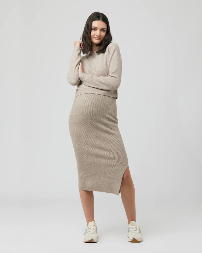 Sandy Detachable Knit Nursing Sweater