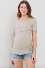 Load image into Gallery viewer, Ribbed Nursing Tee
