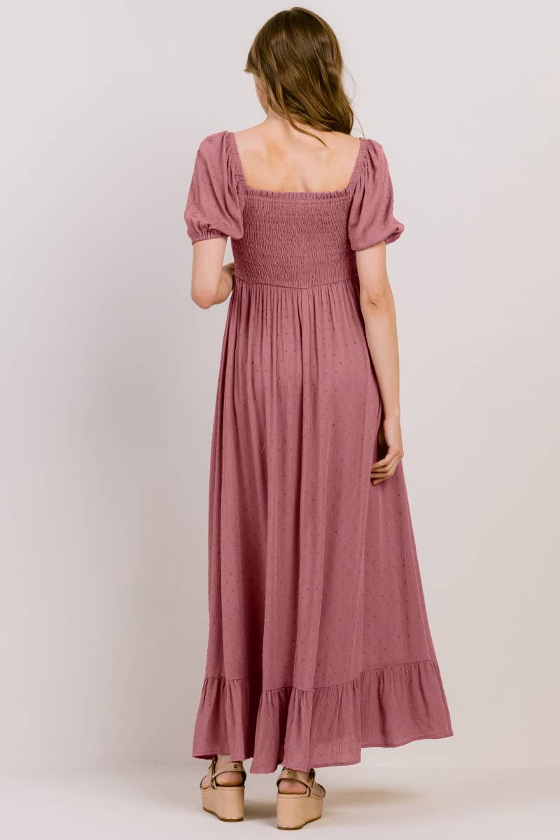 Rebecca Puff Sleeve Maxi Dress