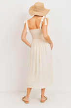Load image into Gallery viewer, Shoulder Tie Midi Dress
