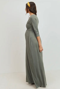 ‘LC’ Olive Maxi Dress