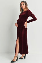 Load image into Gallery viewer, The Nola Velour Maxi Dress
