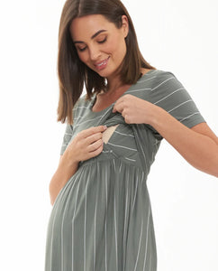Crop Top Nursing Dress