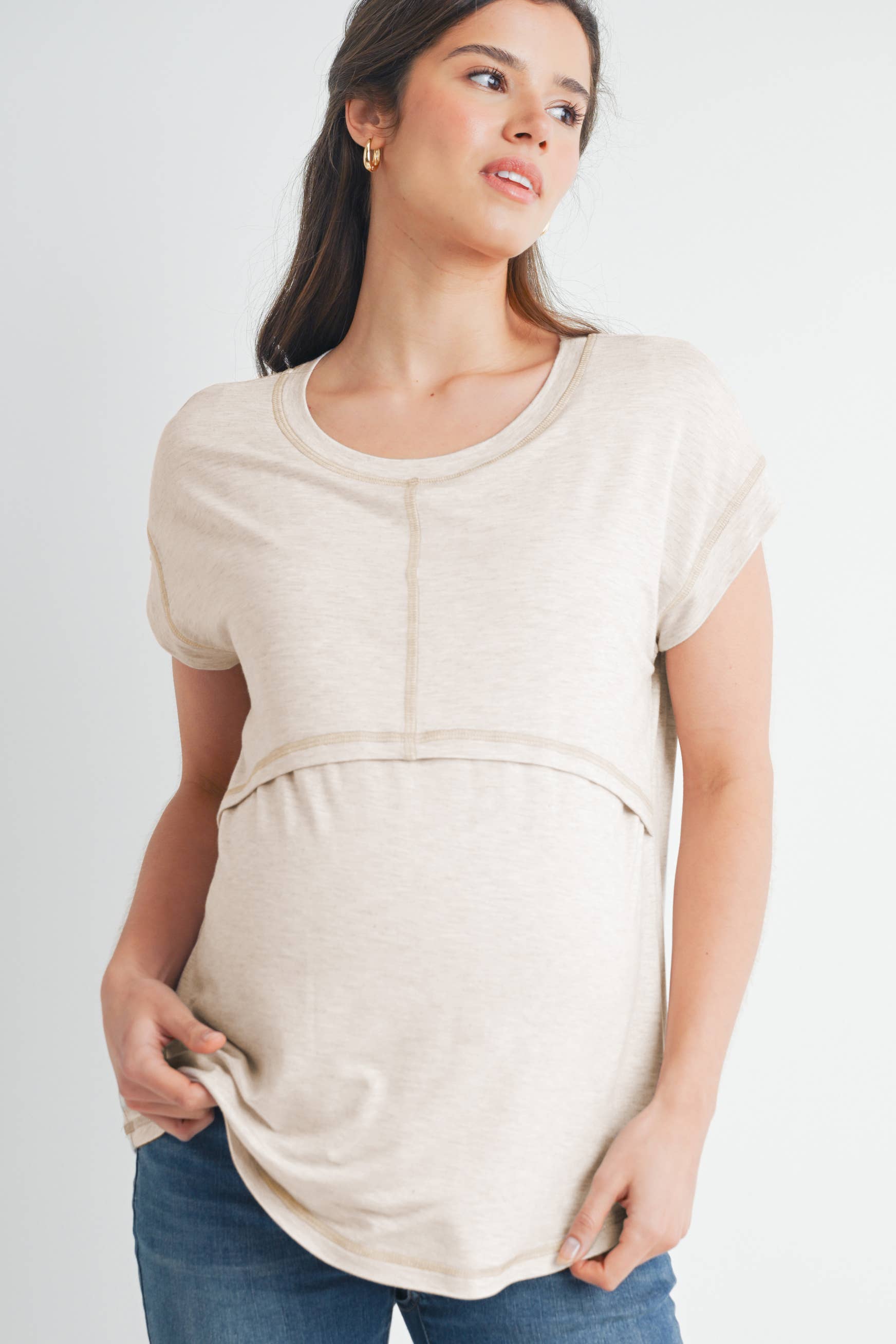 Jessie Maternity & Nursing Tee