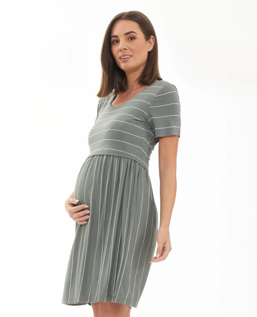 Crop Top Nursing Dress