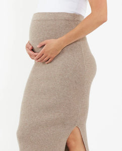 Dani Knit Skirt (Latte)