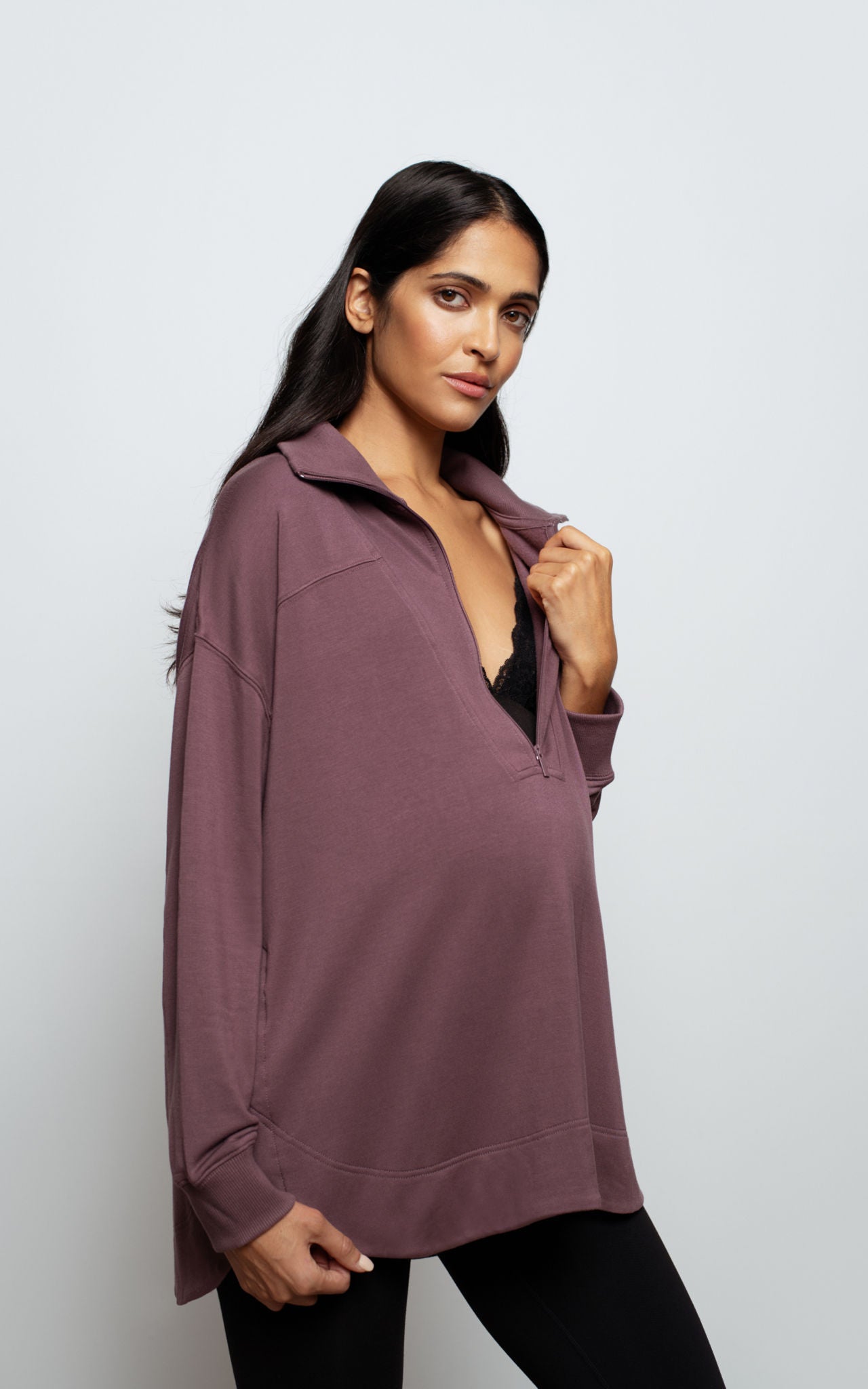 Emmy Half Zip Sweater