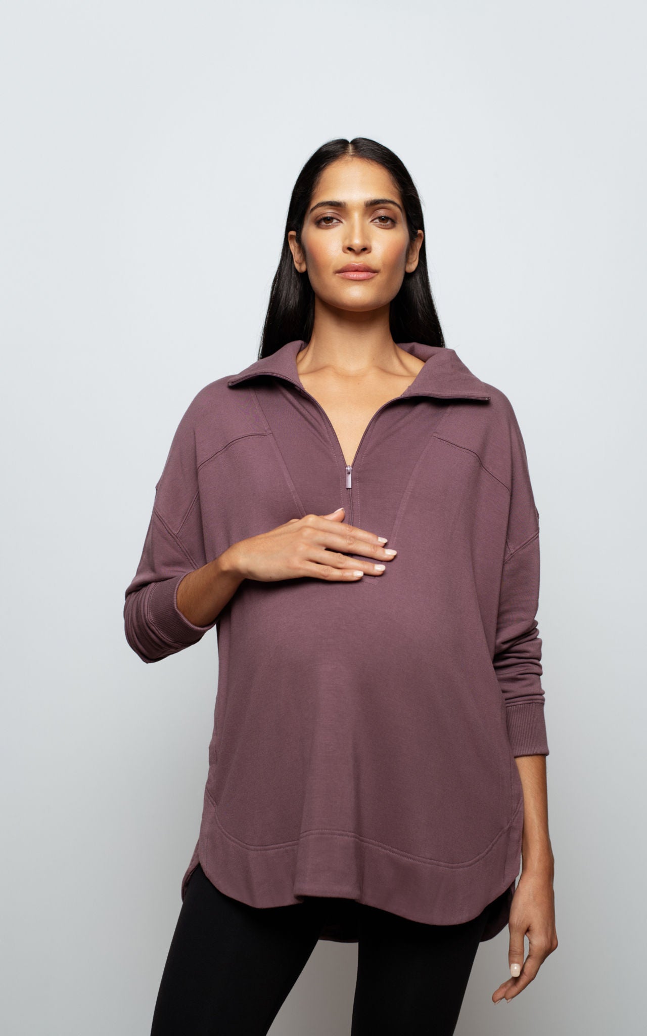 Emmy Half Zip Sweater