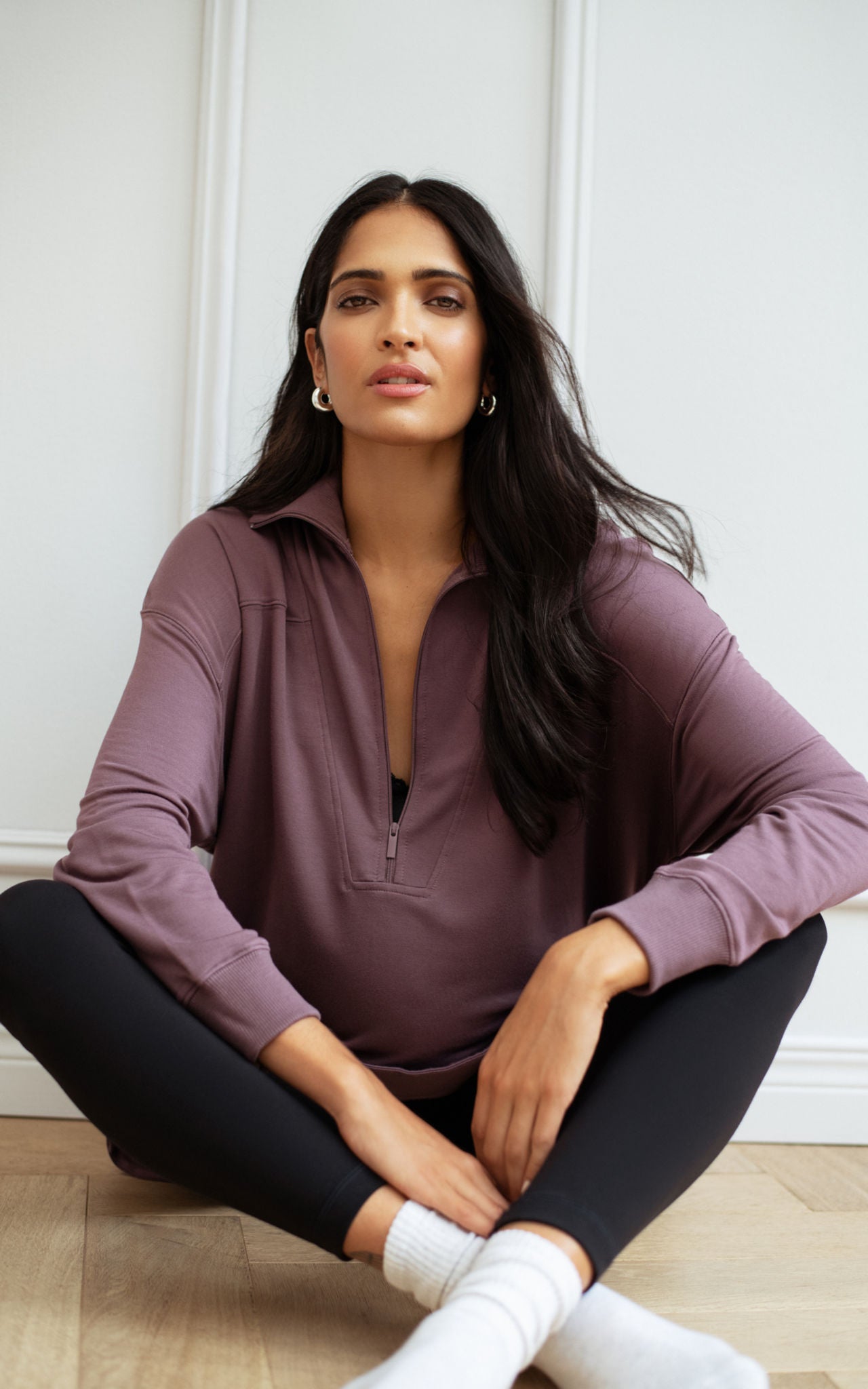 Emmy Half Zip Sweater