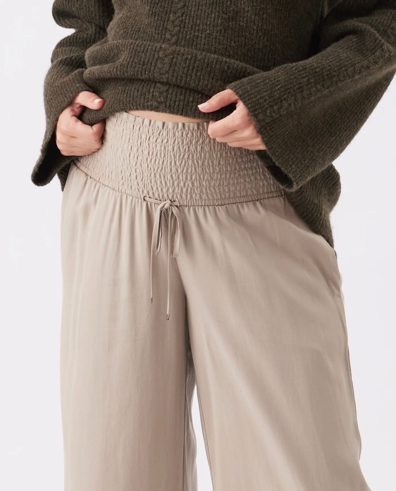 Tencel Wide Leg Pant