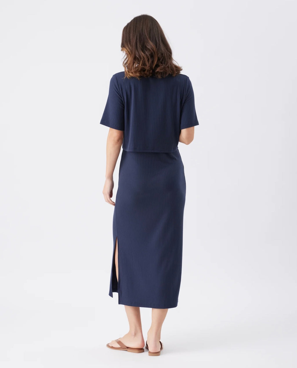 Ivy Rib Nursing Dress