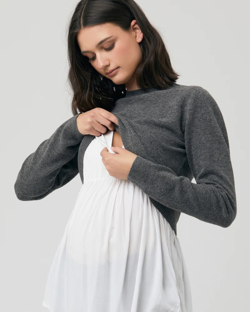Sandy Detachable Knit Nursing Sweater