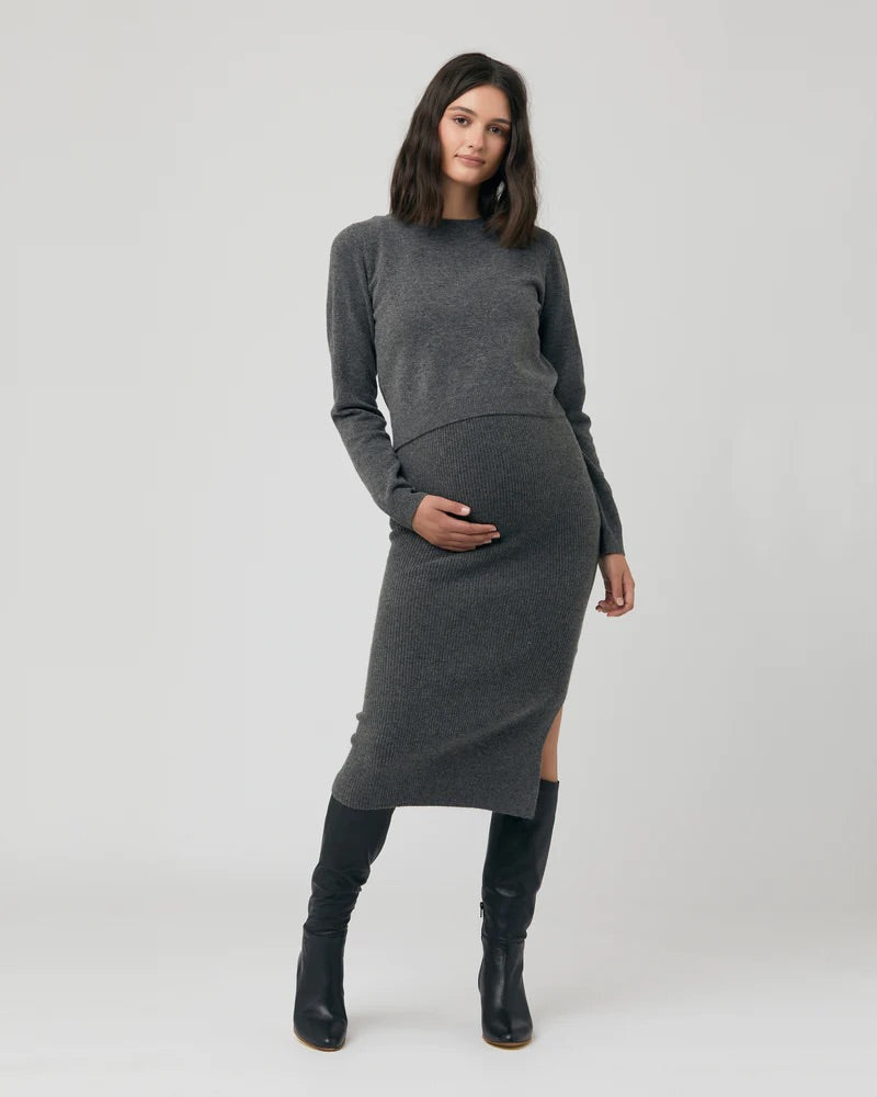 Sandy Detachable Knit Nursing Sweater