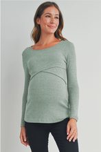 Load image into Gallery viewer, Ribbed Nursing Top
