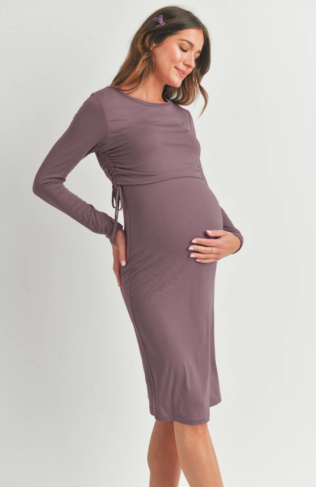 Marnie Long Sleeve Nursing Dress