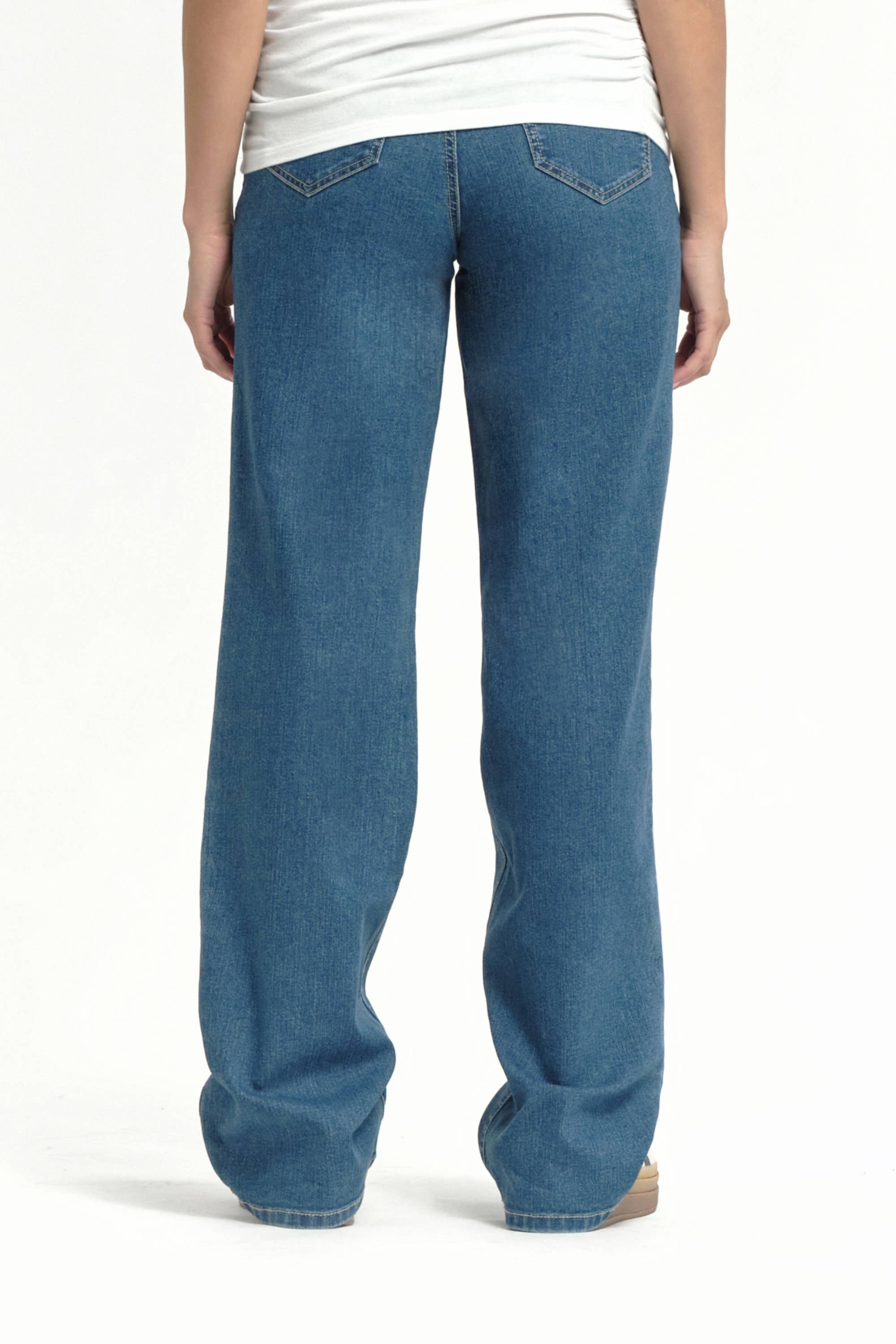 Iman Baggy Straight Leg Denim