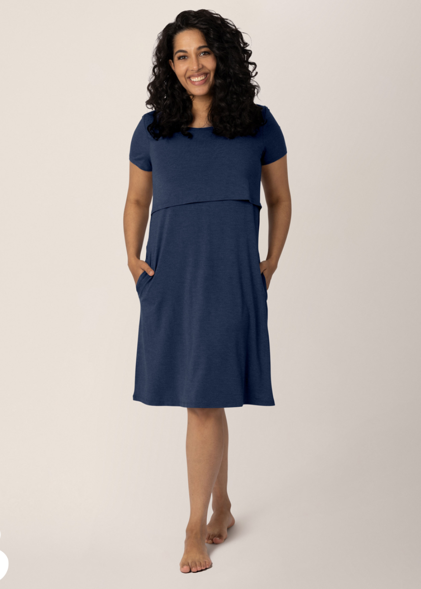 Eleanora Bamboo Maternity & Nursing Dress