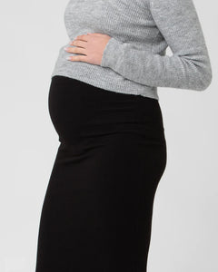 Ribbed Knit Pencil Skirt