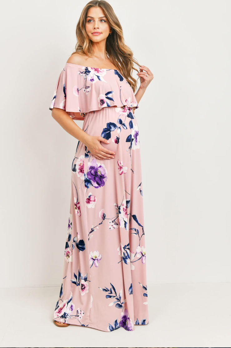 Off-the-Shoulder Maxi