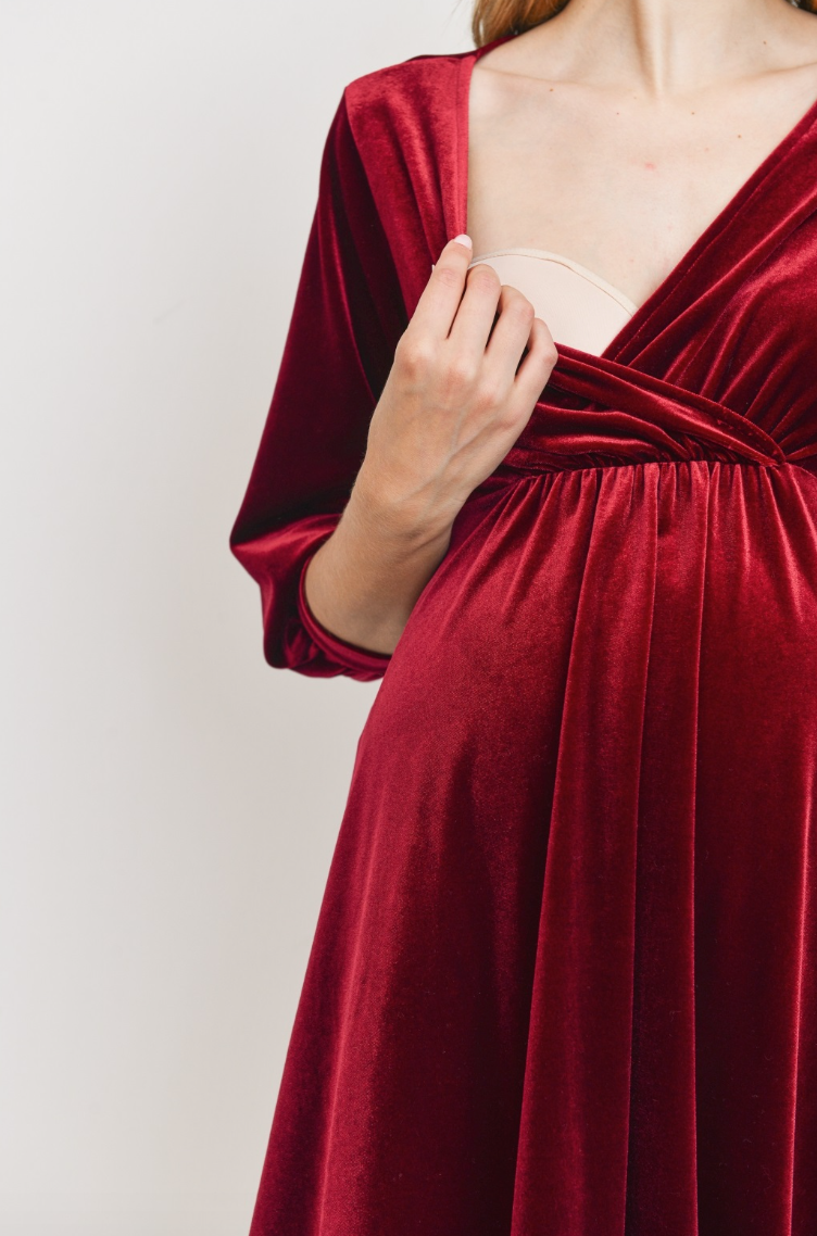 Velour Mini Dress
